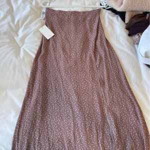 Wilfred Midi-Slit skirt